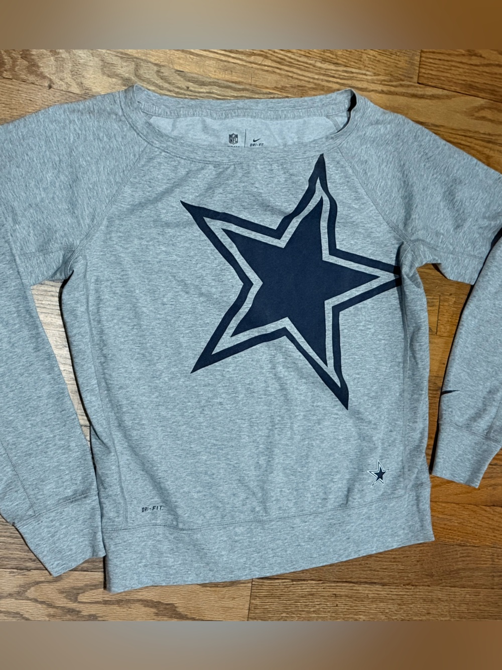 Nike Gray Dri-FIT NFL Cowboys Team Sweatshirt Size M - Picture 4 of 7